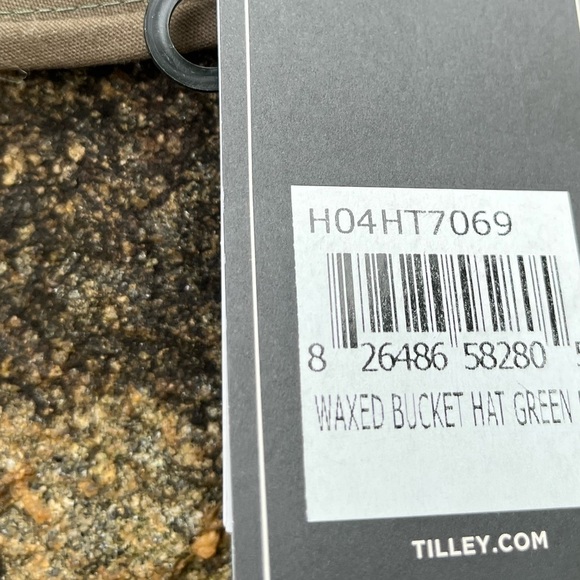 New TILLEY sz S Waxed Cotton Bucket Waterproof Hat Green Handmade Sun pr… - Picture 8 of 10